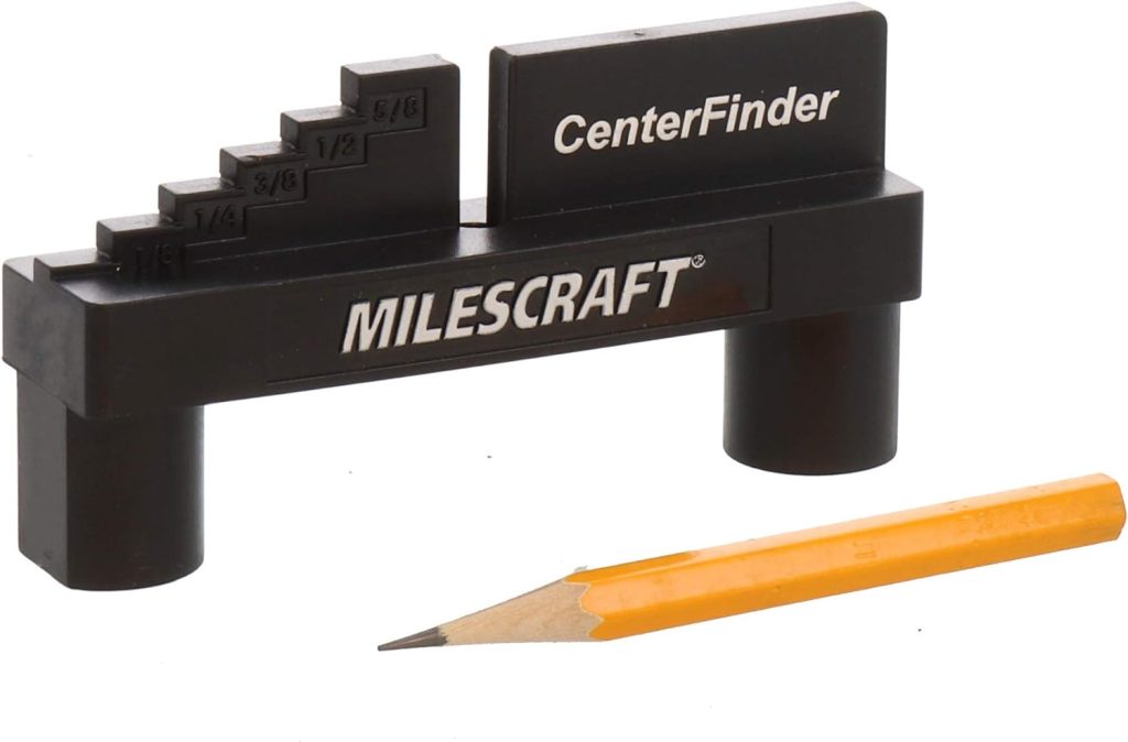 Milescraft 8408 Center Finder - Center Scriber and Offset Measuring  Marking Tool for Woodworking