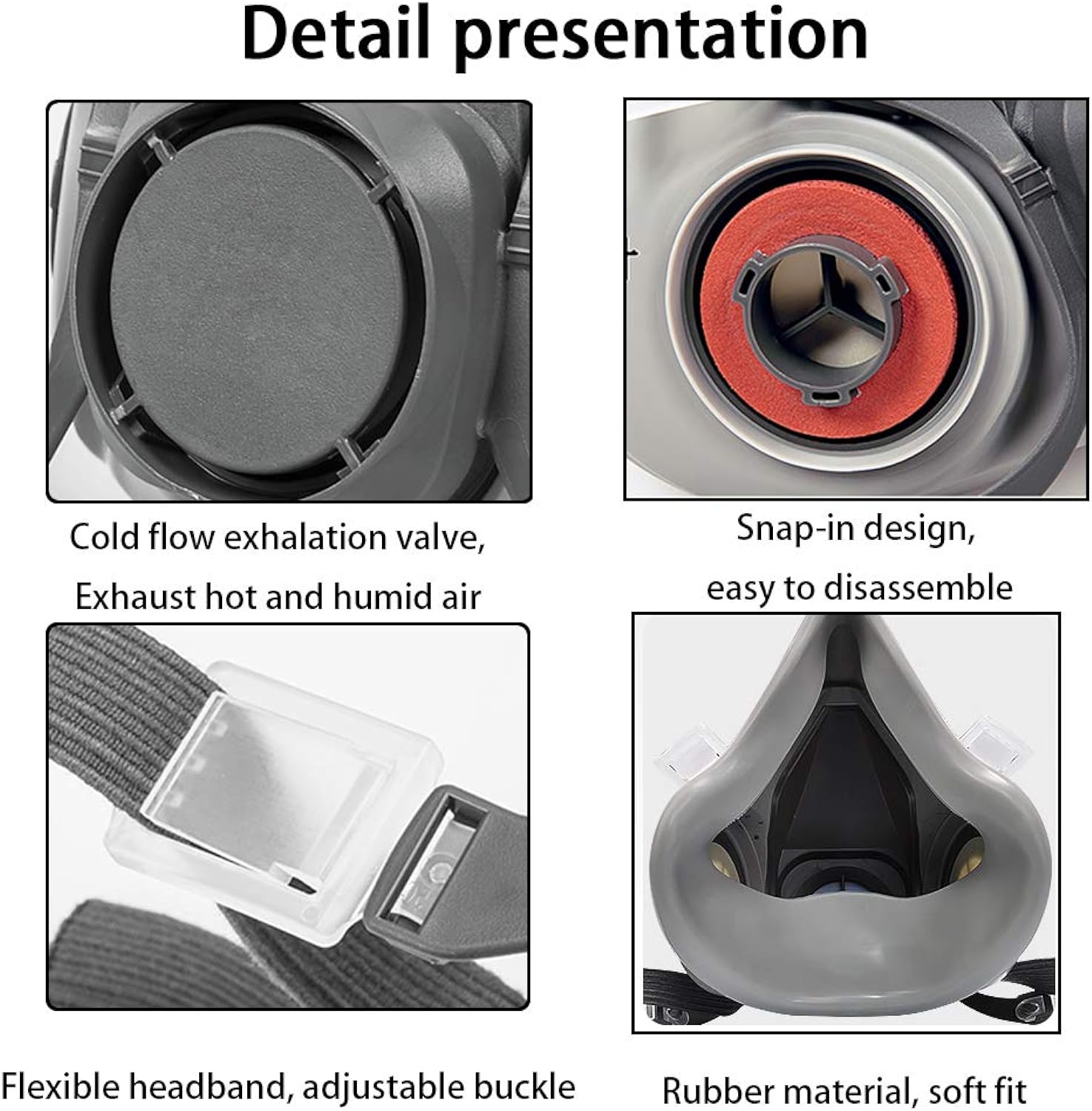 Respirator Mask Reusable Half Face Gas Cover Review