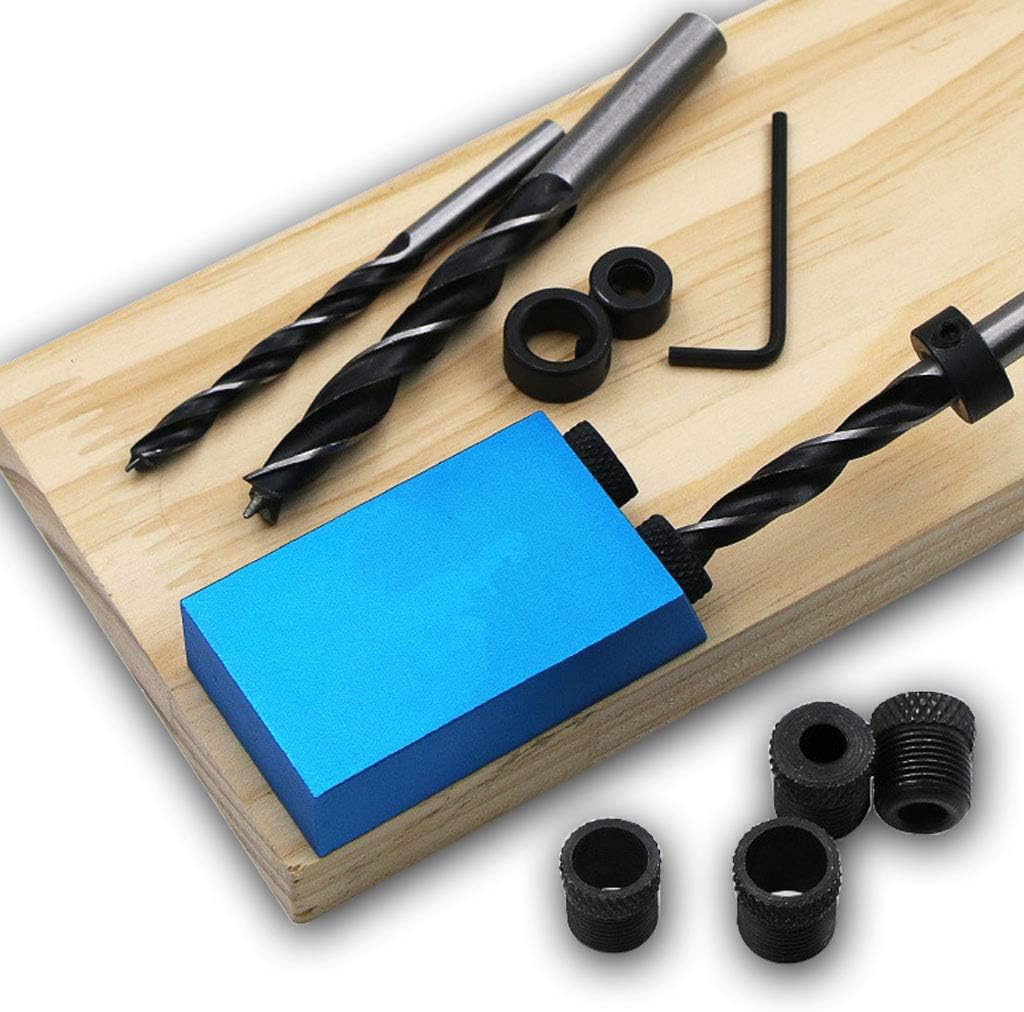 Wood Woodwork Guides Joint Angle Tool Carpentry Locator - 14Pcs Pocket Hole Jig 15Degree Woodworking Inclined Hole Fixture 6/8/10mm Drill Bits Dowel Screw Drill Jig Joinery Kit Carpenters Wood Woodwork Guides Joint Angle Tool Carpentry Locator - 14Pcs Pocket Hole Jig 15Degree Woodworking Inclined Hole Fixture 6/8/10mm Drill Bits Dowel Screw Drill Jig Joinery Kit Carpenters