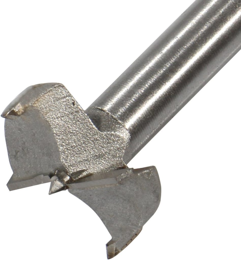 Woodworking Forstner Drill Bits Sets, HEHEINC 17 PCS Carbon High Speed Steel Wood Working Hole Cutter Titanium Coated Wood Boring Hole Drilling Sets with Round Shank 15mm-38mm