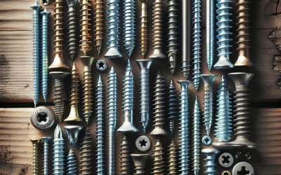 Choosing The Right Screws For Your Woodworking Projects