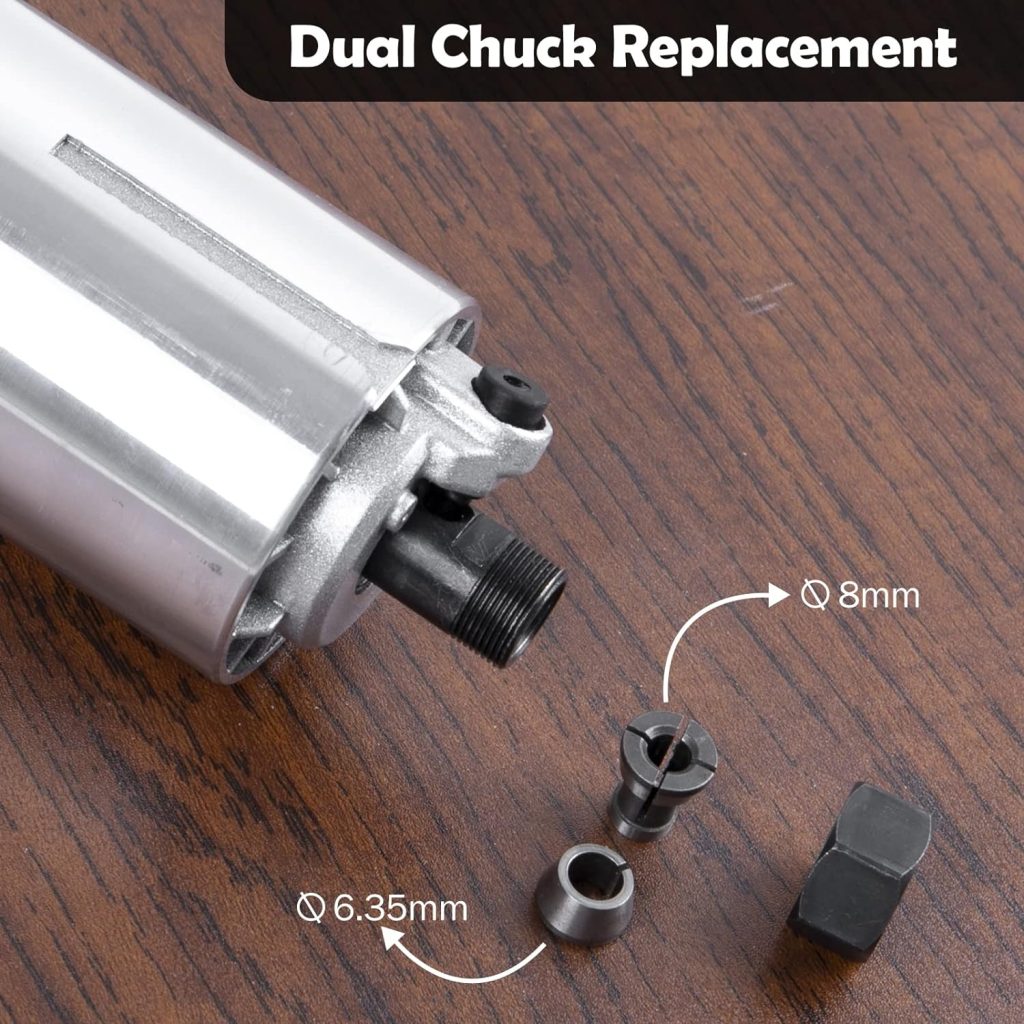 Compact Wood Router Tool 6 Speeds Adjustable Electric Hand Woodworking Trimmer Palm Router kit with 15 PCS Router Bits 800W 110V 33000r/min